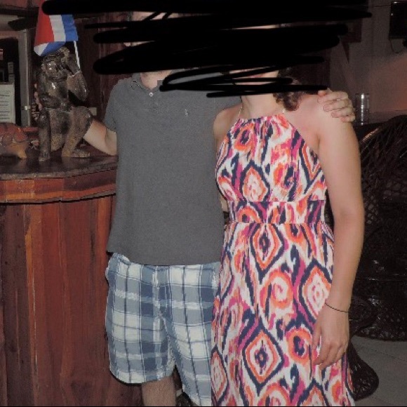 Ikat print maxi dress - Picture 1 of 2